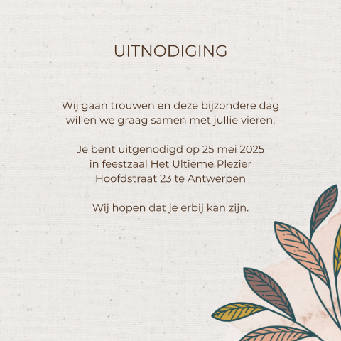 Kaart binnenkant