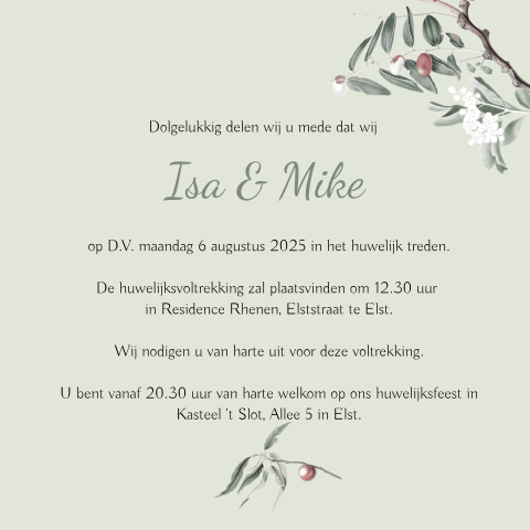 Kaart binnenkant