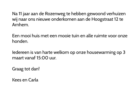 Kaart binnenkant