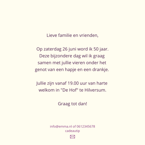 Kaart binnenkant