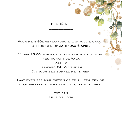 Kaart binnenkant