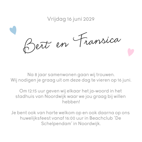 Kaart binnenkant