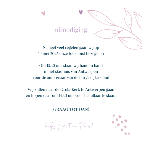 Kaart binnenkant