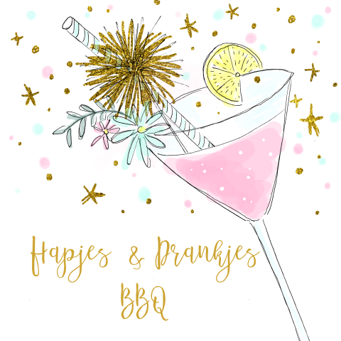 Uitnodiging bbq cocktail hip