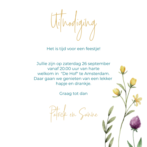 Kaart binnenkant
