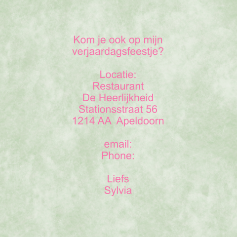 Kaart binnenkant