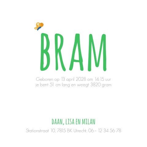 Kaart binnenkant
