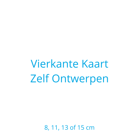 Enkele vierkante kaart ontwerpen