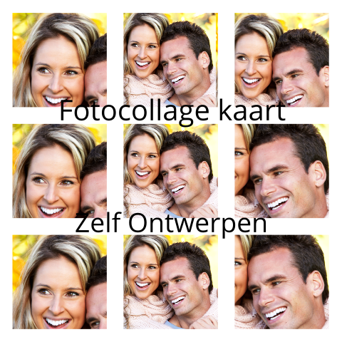 Fotocollage kaart zelf ontwerpen