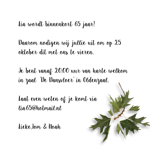 Kaart binnenkant