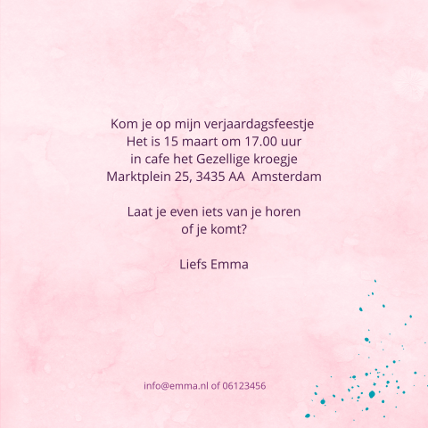 Kaart binnenkant