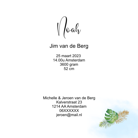 Kaart binnenkant
