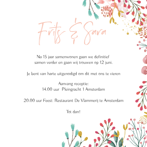 Kaart binnenkant