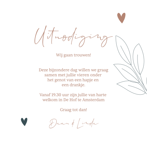 Kaart binnenkant