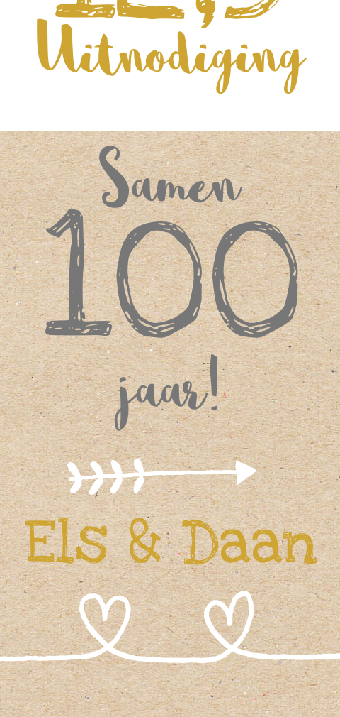 Uitnodiging verjaardag dubbel feest
