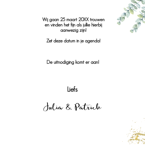 Kaart binnenkant