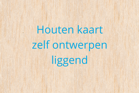 Liggende houten kaart ontwerpen