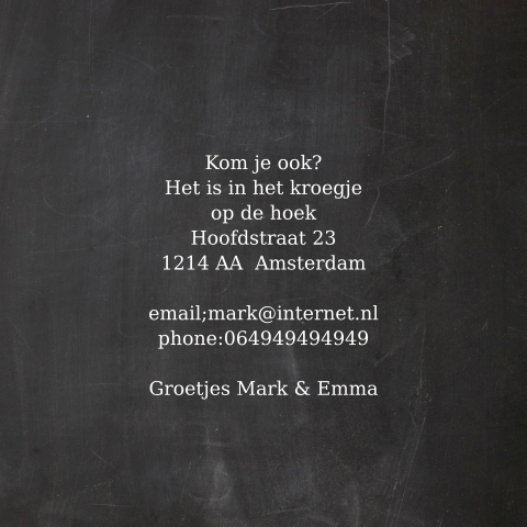 Kaart binnenkant