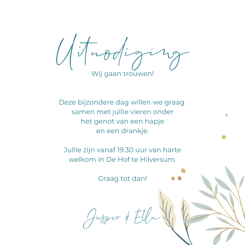 Kaart binnenkant