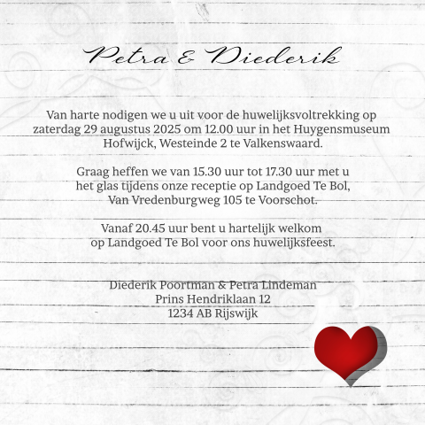 Kaart binnenkant