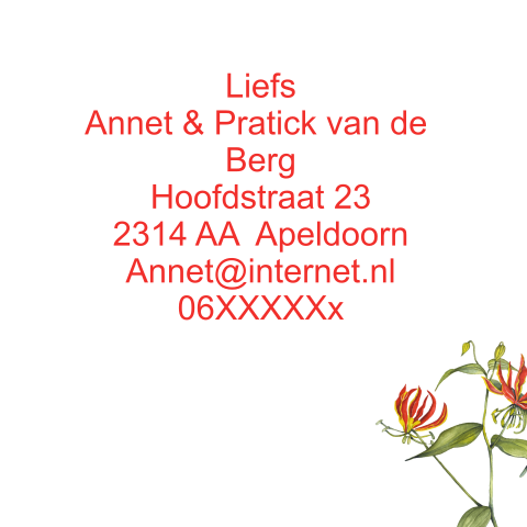 Kaart binnenkant