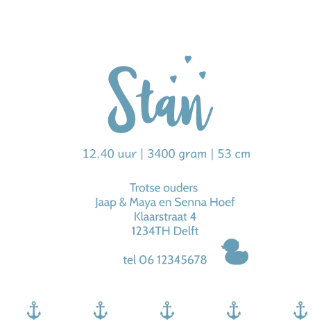 Kaart binnenkant
