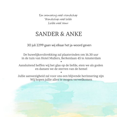 Kaart binnenkant