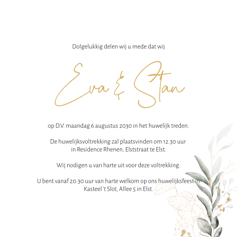 Kaart binnenkant