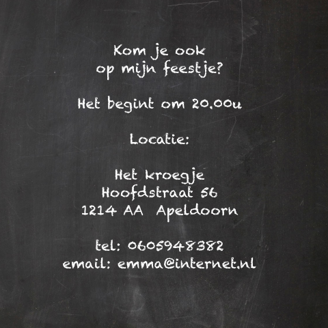 Kaart binnenkant