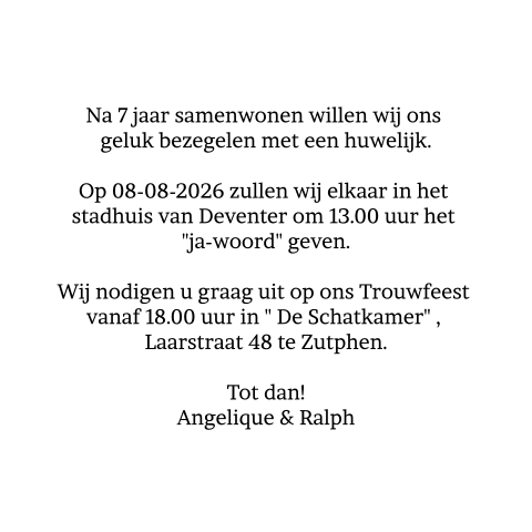Kaart binnenkant