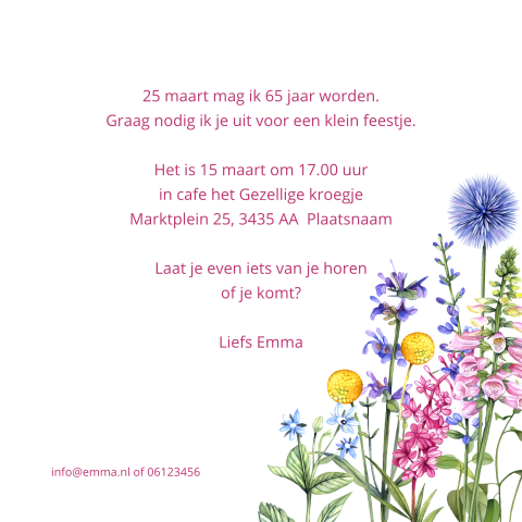 Kaart binnenkant