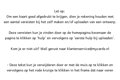 Kaart binnenkant