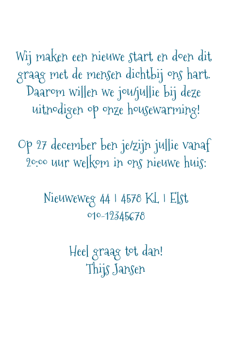 Kaart binnenkant