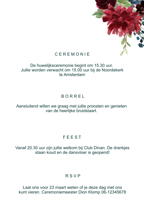 Kaart binnenkant