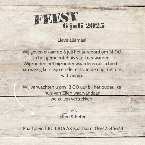 Kaart binnenkant