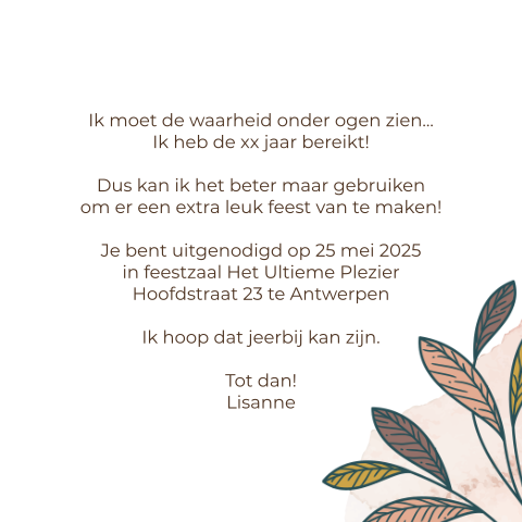 Kaart binnenkant