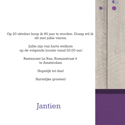 Kaart binnenkant
