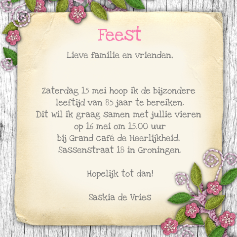 Kaart binnenkant