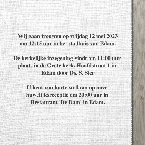 Kaart binnenkant