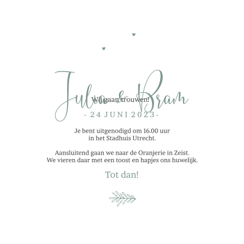 Kaart binnenkant