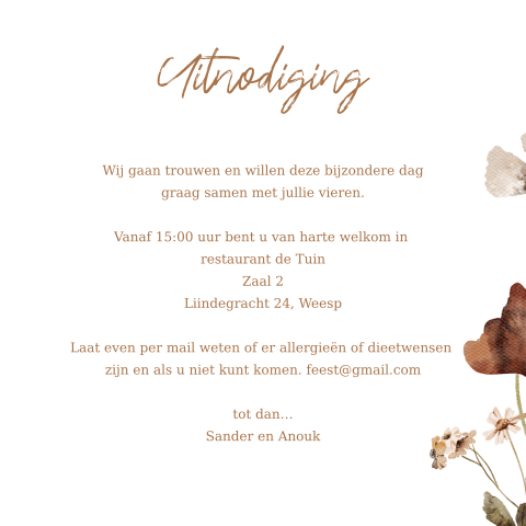 Kaart binnenkant