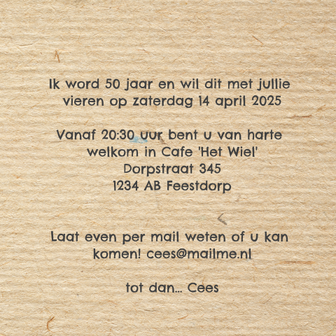 Kaart binnenkant