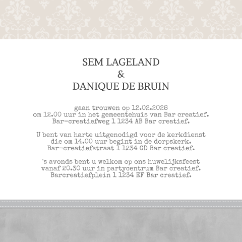Kaart binnenkant