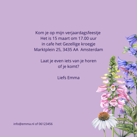 Kaart binnenkant