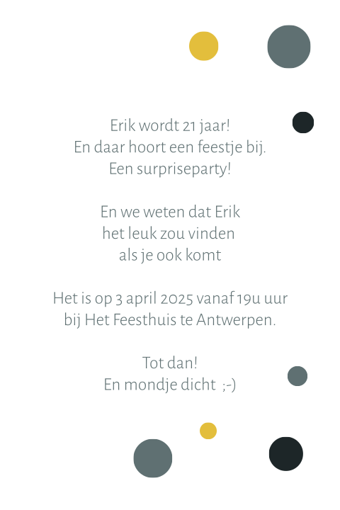 Kaart binnenkant