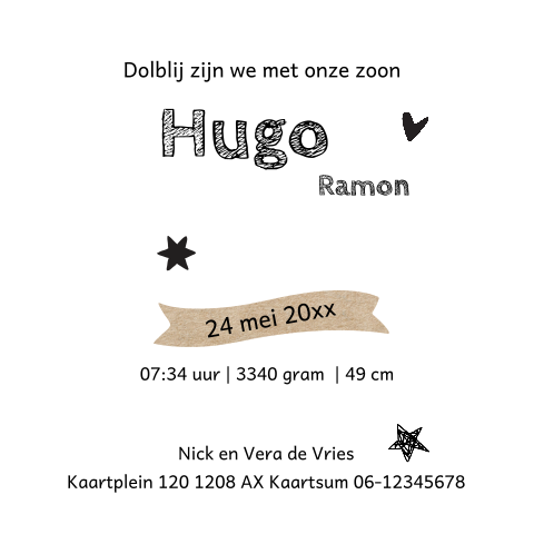 Kaart binnenkant