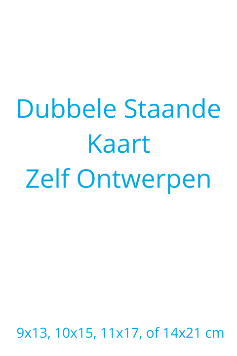 Dubbele staande kaart ontwerpen