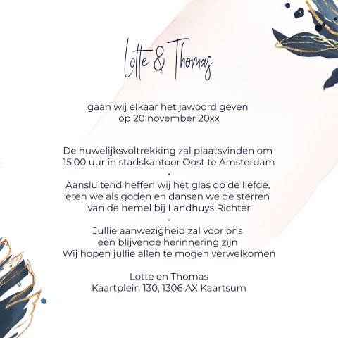 Kaart binnenkant