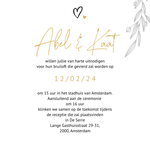 Kaart binnenkant