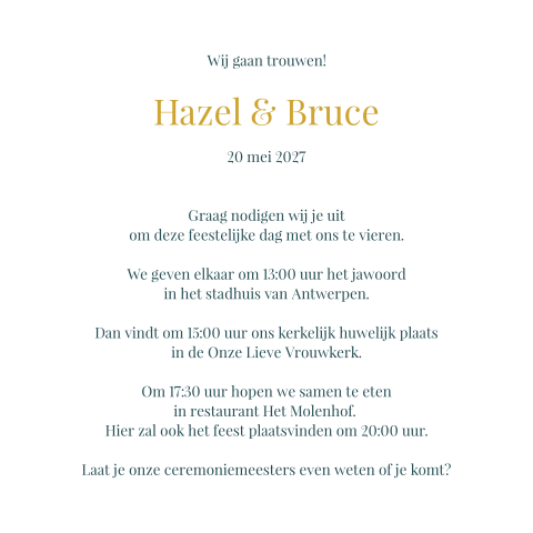 Kaart binnenkant